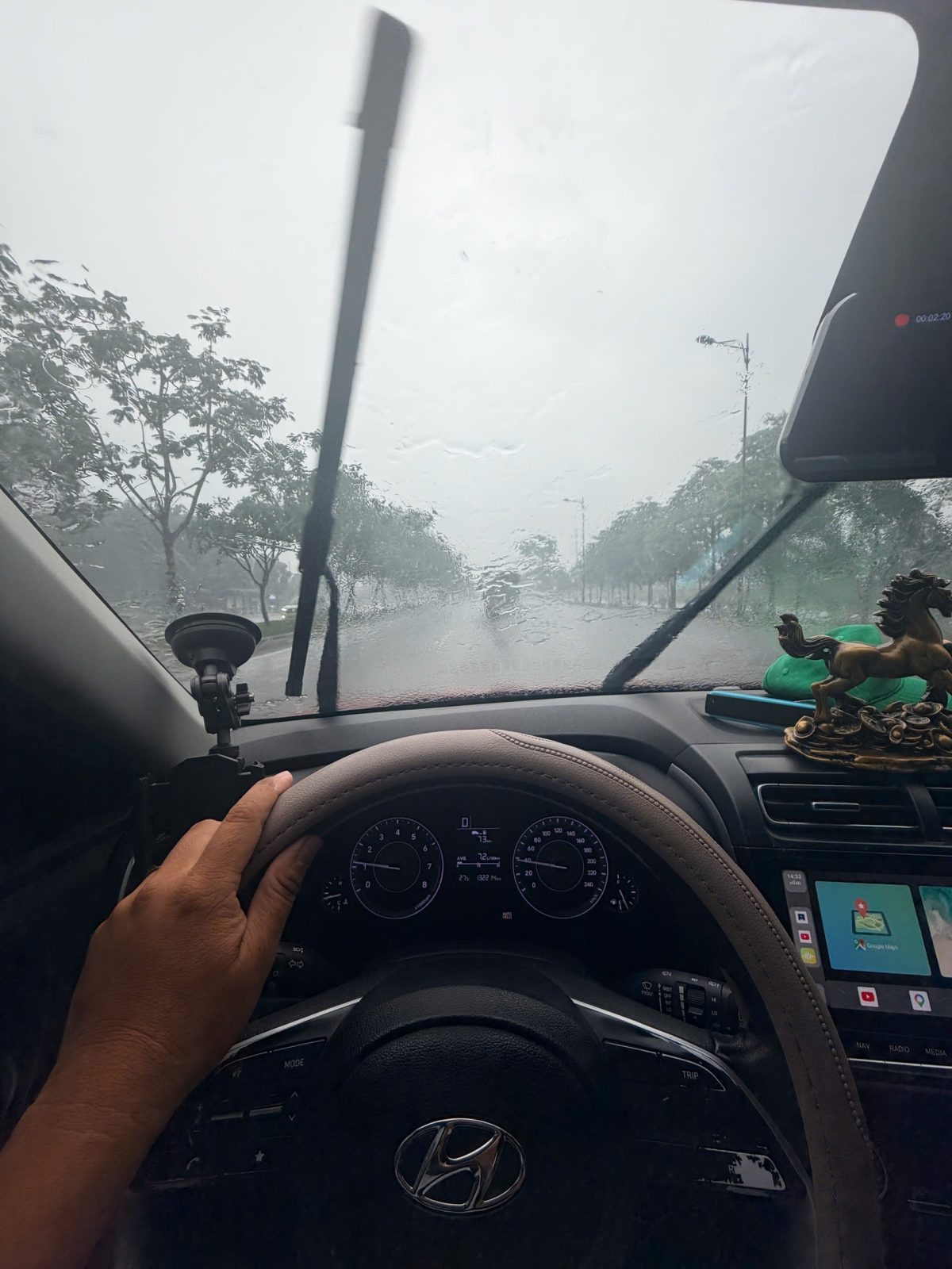 Mưa ... nghỉ sớm